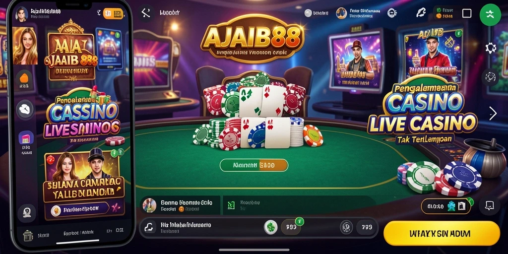 Gameplay mendebarkan AJAIB88 dengan dealer langsung dan pilihan permainan menarik.
