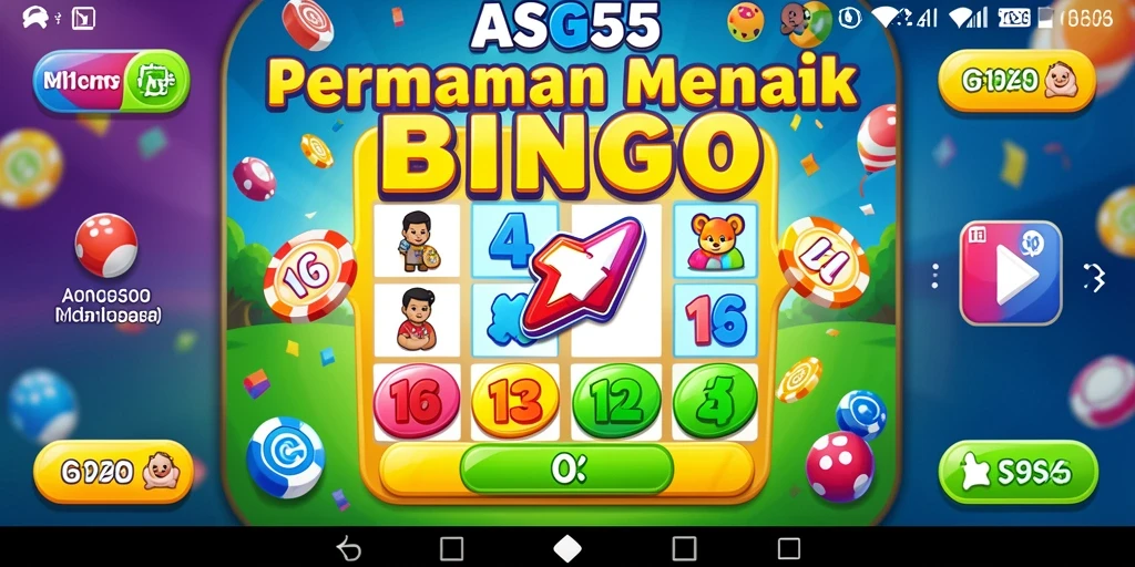 Tampilan gameplay Bingo yang seru dan interaktif di ASG55.