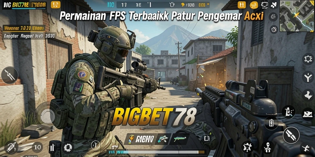 Gameplay mendebarkan di BIGBET78 dengan aksi FPS intens.