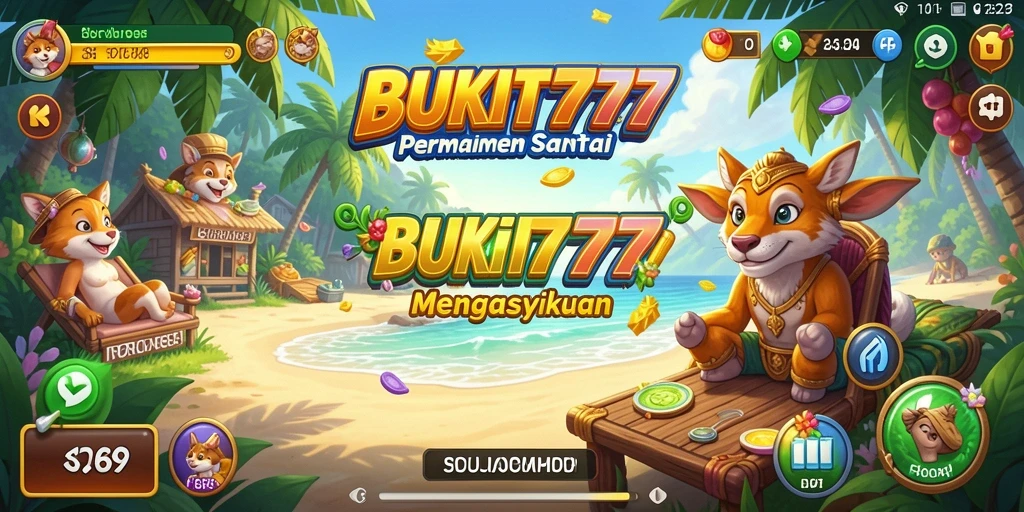Gambar menampilkan momen seru dalam gameplay BUKIT777.