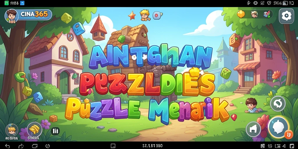 Tangkapan layar utama CINA365 menampilkan gameplay puzzle yang menyenangkan.