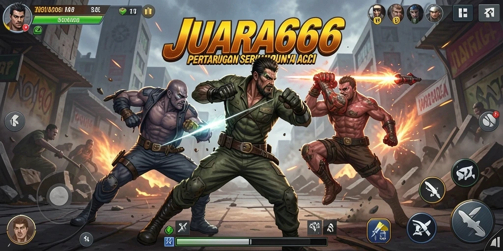 Tampilan seru dari gameplay JUARA666 yang menggetarkan.