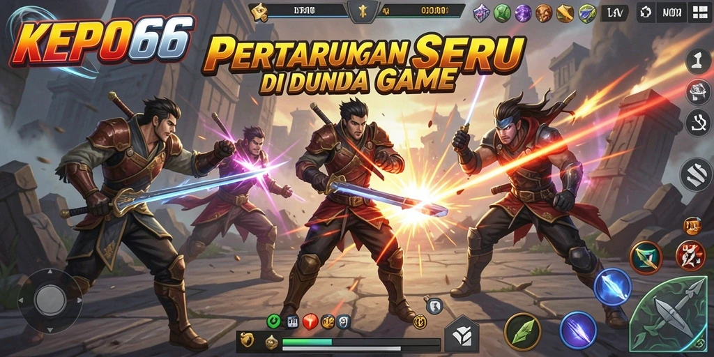Tampilan menarik dari pertarungan intens di KEPO66.