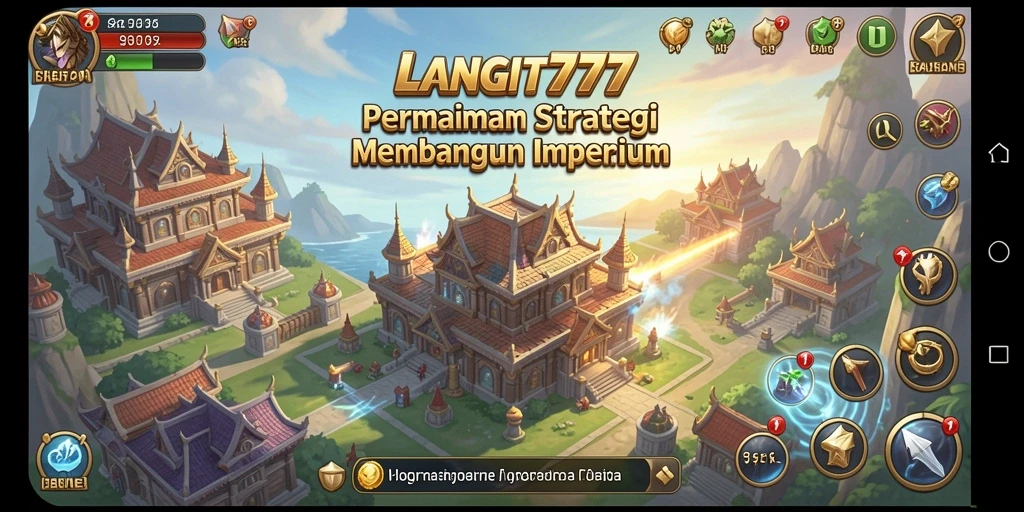 Tampilan menarik dari gameplay strategi LANGIT777 yang mendebarkan.