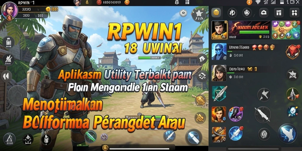 Screenshot utama menampilkan antarmuka RPWIN1 yang bersih dan fungsional.