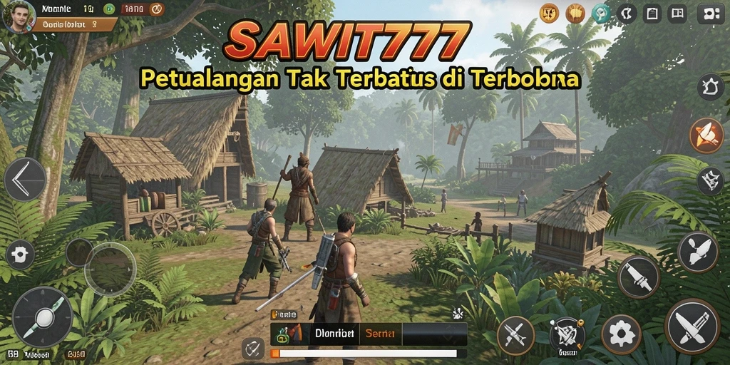 Tampilan gameplay dinamis dan menarik dalam dunia terbuka SAWIT777.
